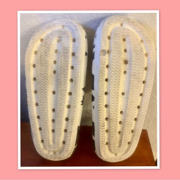 Women's /Men’s Shower Sandal Kawaii Cow Print Summer Open Toe Slippers - Picture 4 of 5